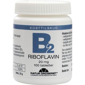 Natur-Drogeriet B2 Riboflavin 20 mg - 100 tabl