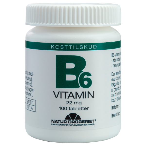 Natur Drogeriet B6 Vitamin 22 mg (100 tab)