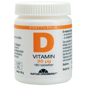 Natur Drogeriet D vitamin 35 ug (180 tabl)