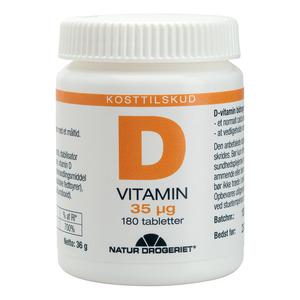 Natur-Drogeriet D3-vitamin 35 Âµg - 180 tabl.