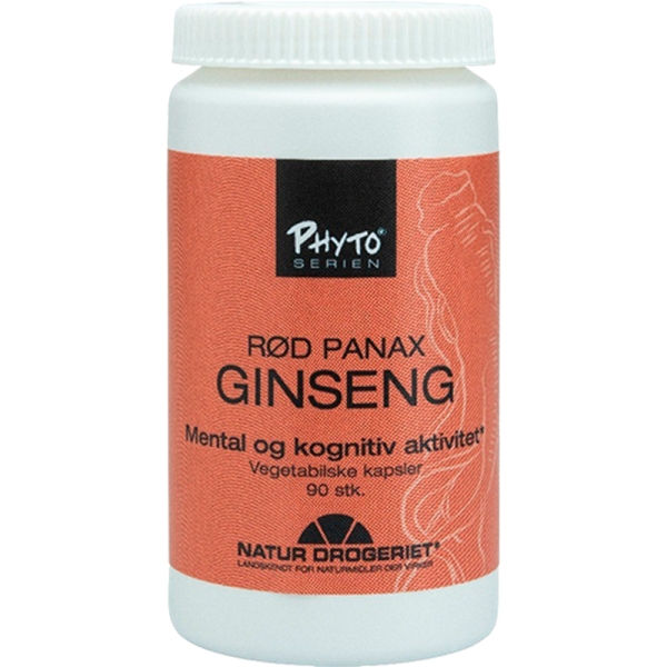 Natur Drogeriet Ginseng Rød Panax 400 mg (90 kapsler)