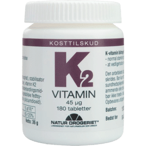 Natur Drogeriet K2 Vitamin 45 Î¼g (180 tab)