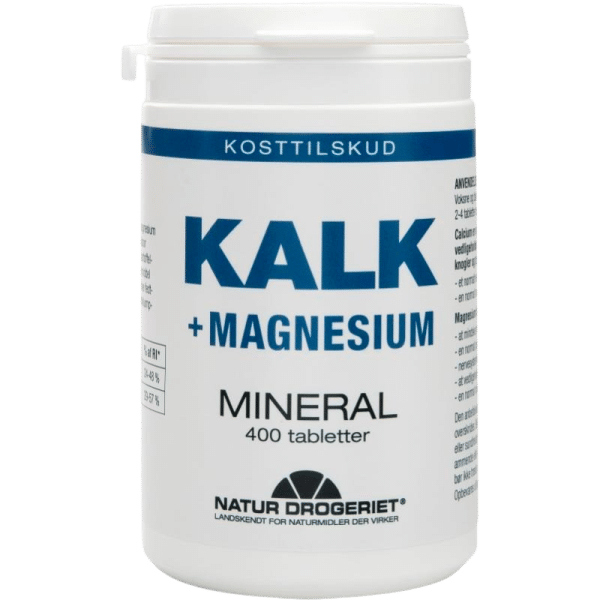 Natur Drogeriet Magnesium/Calcium (400 tab)