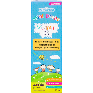 Natures Aid Mini Drops Vitamin D3 (50 ml)