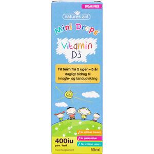 Natures Aid Mini Drops Vitamin D3 - 50 ml