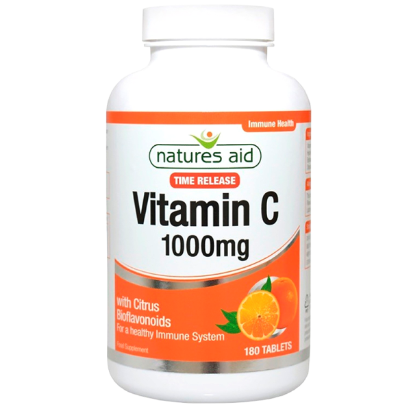 Natures Aid Vitamin C m. citrus bioflavonoids (180 tab)