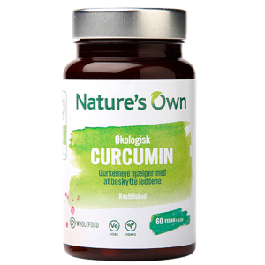 Natures Own Økologisk Curcumin (60 kaps)