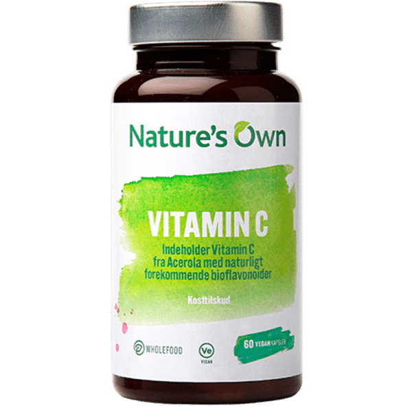 Natures Own Vitamin C fra Acerola (60 kaps)