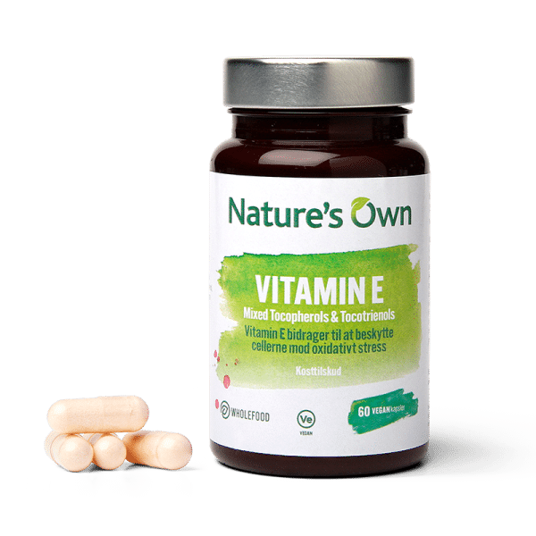 Natures Own Vitamin E Mixed Tocopherols & Tocotrieno (60 kap)