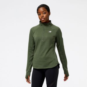 New Balance Heat Grid Half Zip Dame