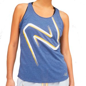 New Balance Printed Impact Run Tanktop Dame