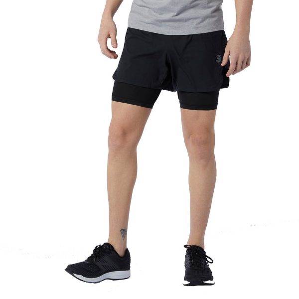 New Balance Q Speed Fuel 2IN1 Shorts Herre