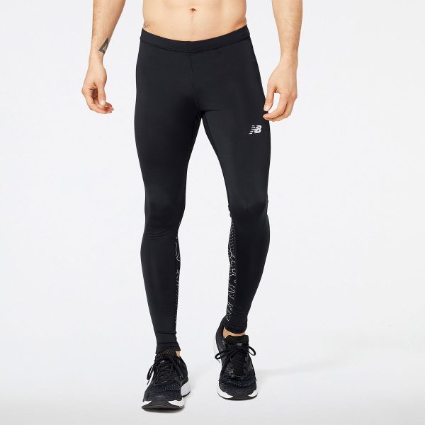 New Balance Reflective Print Accelerate Løbetights Herre