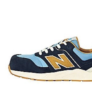 New Balance Sik. Sko Str. 42 - Elite Lite Blue/Coffee, Åndbar, Blød Mellemsål, Med Snørre