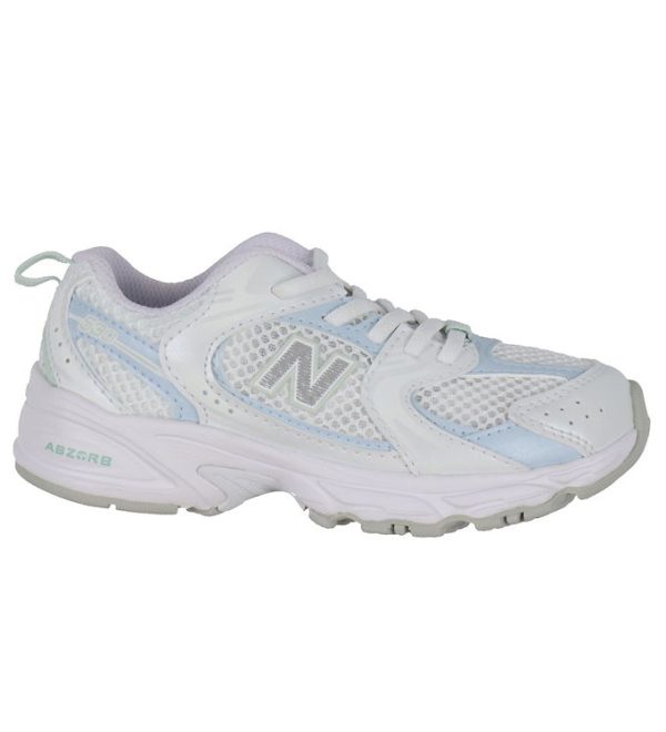 New Balance Sko - 530 - White/Light Chrome Blue