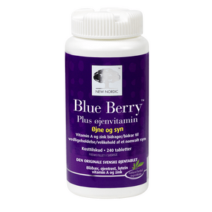 New Nordic Blue Berry Plus Øjenvitamin - 240 tabl.