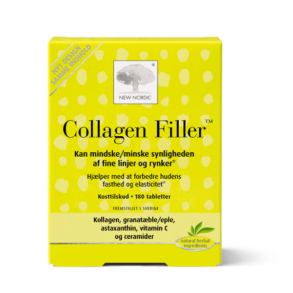 New Nordic Skin Care Collagen Filler (180 tabletter)