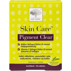 New Nordic Skin Care Pigment Clear 180 Pieces