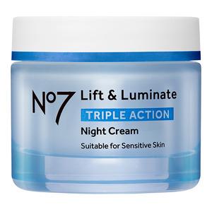 No7 Lift & Luminate Triple Action Night Cream - 50 ml.