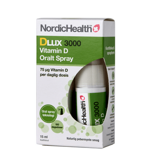 NordicHealth Dlux 3000 D-vitaminspray - 15 ml.