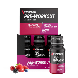 Nutramino Pre-Workout Shot Berries (12 stk.)