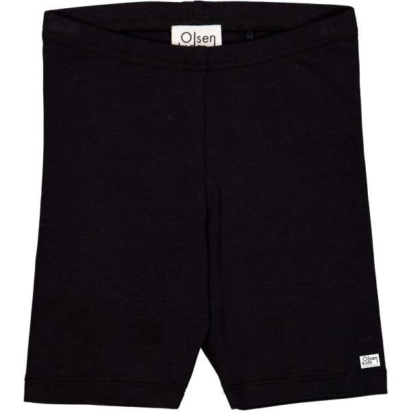 Olsen kids cykelshorts - Black - 110