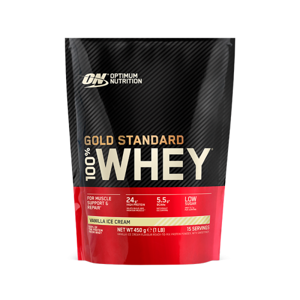 Optimum Nutrition Gold Standard 100% Whey Vanilla Ice Cream (450 g)