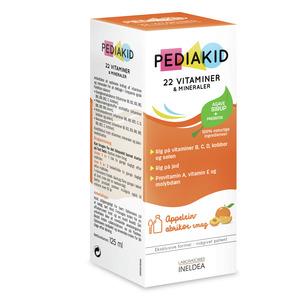 Pediakid 22 vitaminer og mineraler - 125 ml