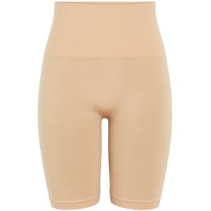 Pieces dame shorts PCIMAGINE SHAPEWEAR SHORTS - Tan