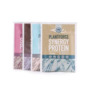 Plantforce Synergy Protein 4 forskellige varianter - 20 g