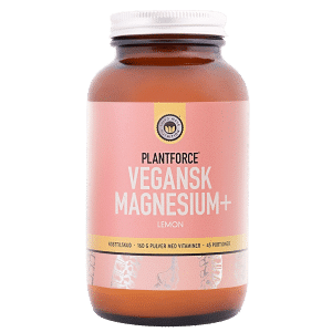 Plantforce Vegansk Magnesium+ Lemon (160 g)