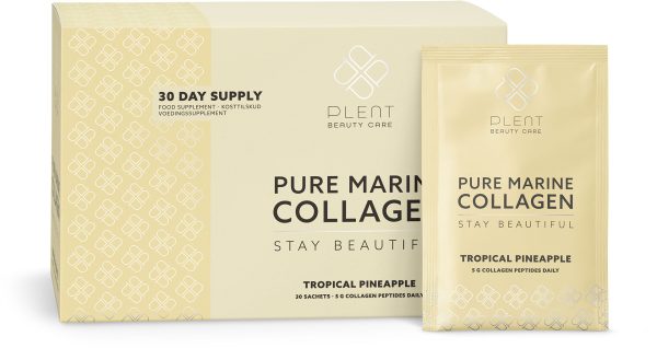 Plent Marine Collagen - Tropical Pinapple Box, 30 breve