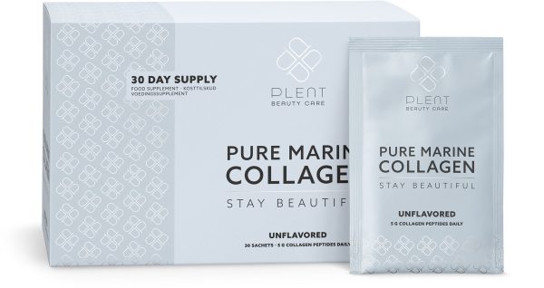 Plent Marine Collagen - Unflavored Box, 30 breve