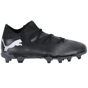 Puma Fodboldstøvler - Future 7 Match FG/AG Jr - Sort/Hvid