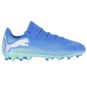 Puma Fodboldstøvler - Future 7 Play MG Jr - Hyperlink Blue/Mint