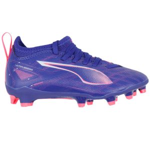 Puma Fodboldstøvler - Ultra 5 Match FG/AG Jr - Lapis Lazuli/Hvid