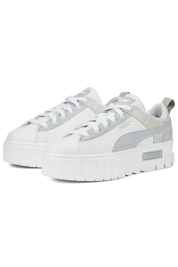 Puma Mayze Raw Muted Animal Sneakers, Farve: Hvid, Størrelse: 36, Dame