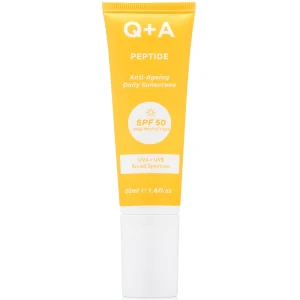 Q+A Peptide Renewing Face Sunscreen SPF 50 - 50 ml