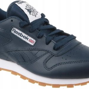 Reebok Junior Sko Classic Lth Ar1312 Navy Blue S. 36.5