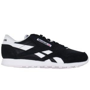 Reebok Sko - Classic Nylon - Running - Sort/Hvid