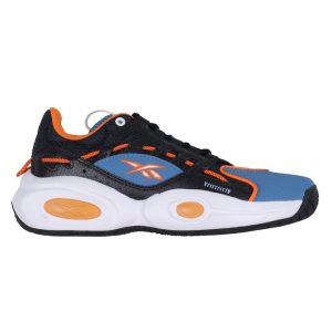 Reebok Sko - Solution Mid - Sort/Blå/Orange