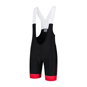 Rogelli Flex - Cykelbuks - Comfort pude - Sort/Rød - Str. 2XL