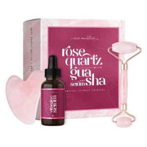 Rose Quartz og Guasha with Vitamin C Serum