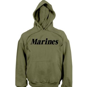 Rothco Trænings Sweatshirt m. print Oliven MARINES