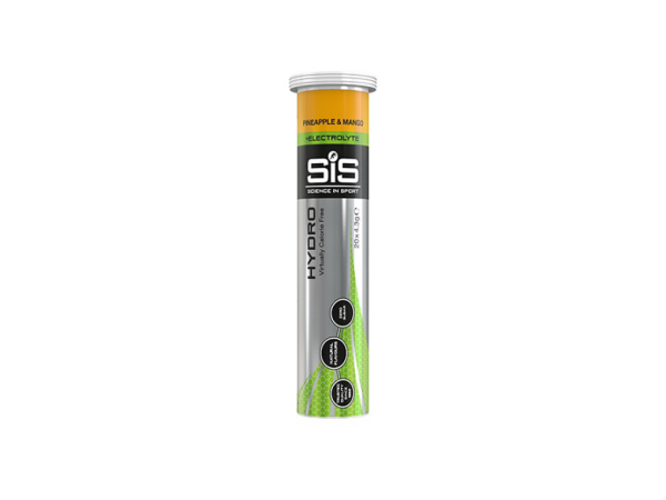 SIS GO - Hydro Tabletter - Ananas og Mango - Rør med 20 elektrolyttabletter a 4 gram