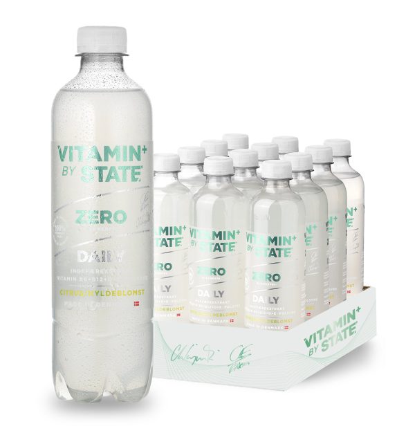 STATE Zero Vitamin - Citrus/Hyldeblomst (12x 500ml)