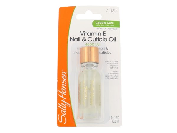 Sally Hansen Vitamin E Nail And Cuticle Oil, 13.3 Ml, Packaging May Vary