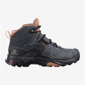 Salomon X Ultra 4 Mid GTX Womens, Ebony / Mocha Mousse