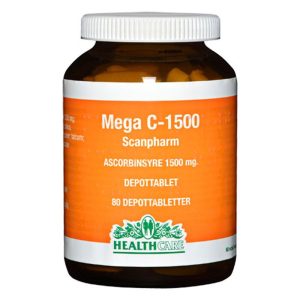 Scanpharm Mega C-1500 mg Depottabletter (80 tabl)