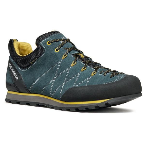 Scarpa Mens Crux GTX (Blå (PETROL/MUSTARD) 47)